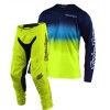 CONJUNTO TROY LEE DESIGNS 2021 GP AIR  STAIN'D - NAVY / AMARELO FLUO 